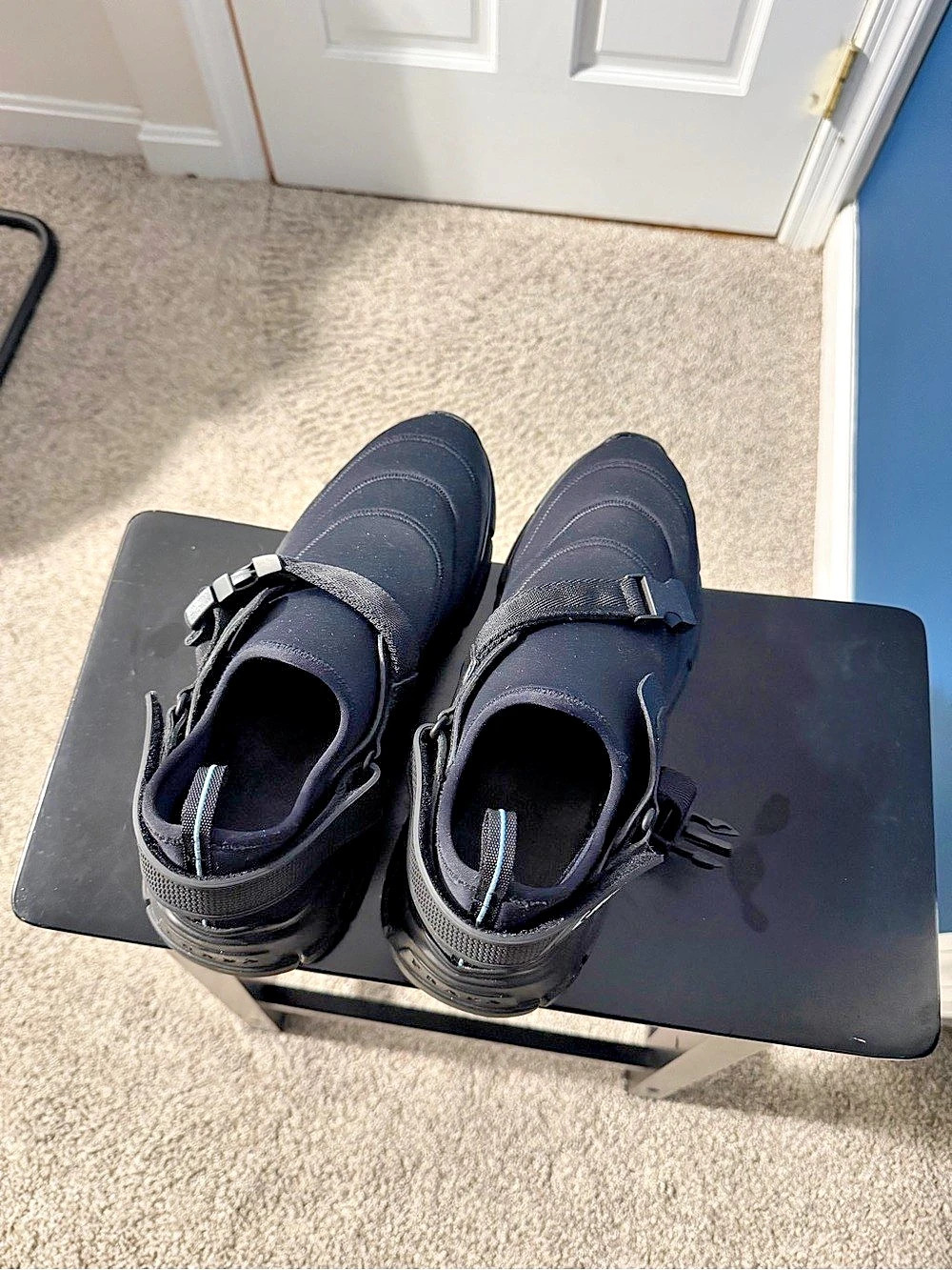 Prada Techno Stretch Fabric Sneaker Black